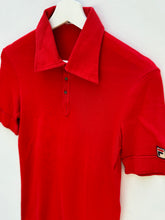 Load image into Gallery viewer, FILA White Line Panatta Red Court Polo. Sz 40.