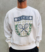 Load image into Gallery viewer, NIKE Green Checker Wimbledon Sweatshirt. Sz L.