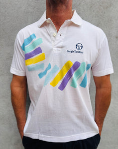 SERGIO TACCHINI ‘Mats Wilander’ Court Polo. Sz M.