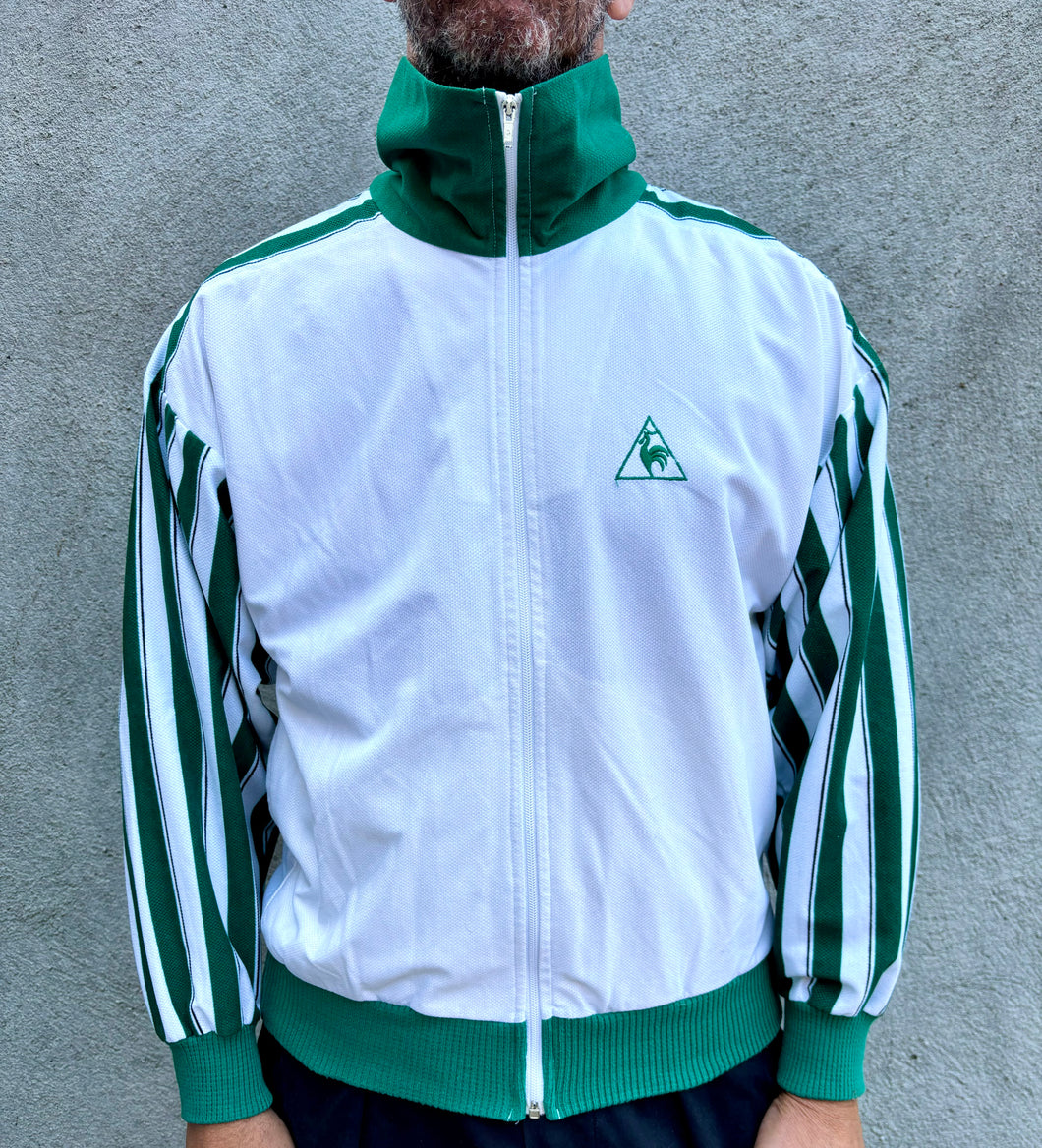 LE COQ SPORTIF ‘Yannick Noah Collection' Court Tracktop. Sz S. France.