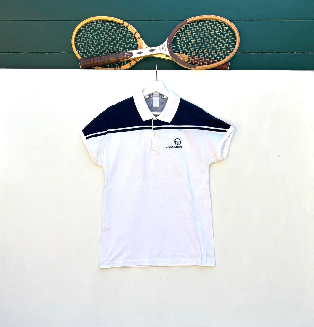 SERGIO TACCHINI Young Line John McEnroe Court Polo. Sz L.