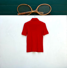 Load image into Gallery viewer, FILA White Line Panatta Red Court Polo. Sz 40.