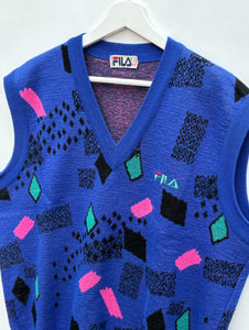 FILA 'Magic Line' Wool Sport Vest. Sz