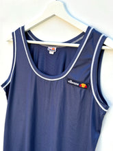 Load image into Gallery viewer, ELLESSE Women’s Navy Court Tank. Sz 14. Italy.