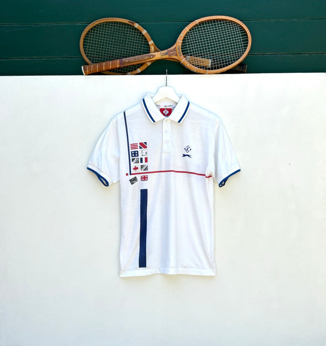 SLAZENGER Jimmy Connors Court Polo. Sz L.